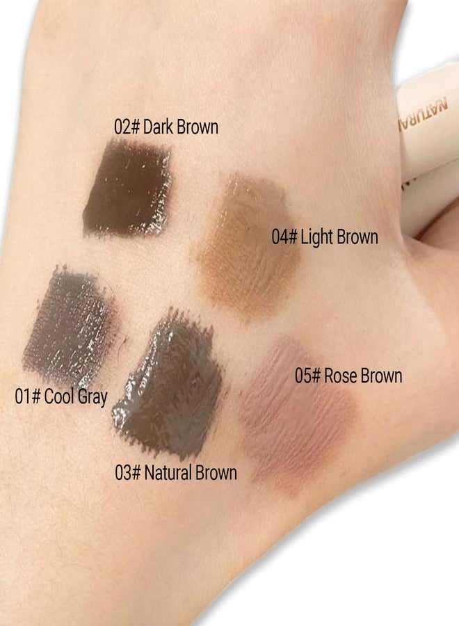 إريندي جل الحواجب الملون من إيريندي، قطعتان، فرشاة دقيقة قابلة لتعديل الزاوية، جل حواجب ملون، ماسكارا حواجب مقاومة للماء تدوم طويلاً ولا تتلطخ، لون حواجب طبيعي، 03 بني طبيعي - Image 4